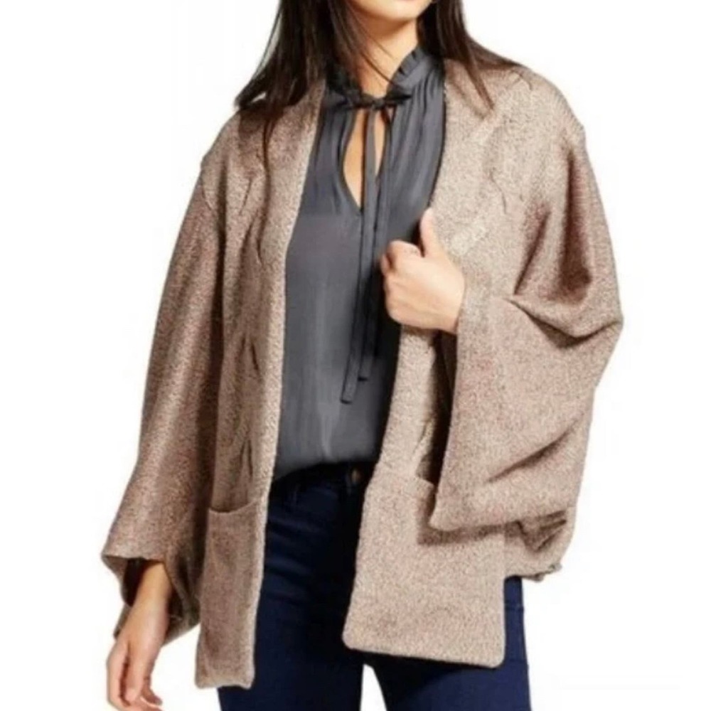 Knox Rose Multi-Colored Knit Cardigan OVERSIZED - XSMALL - 23